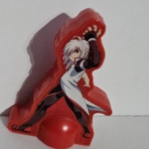 2019 Beyblade Burst Red Burger King Kids Club Toy 3" tall